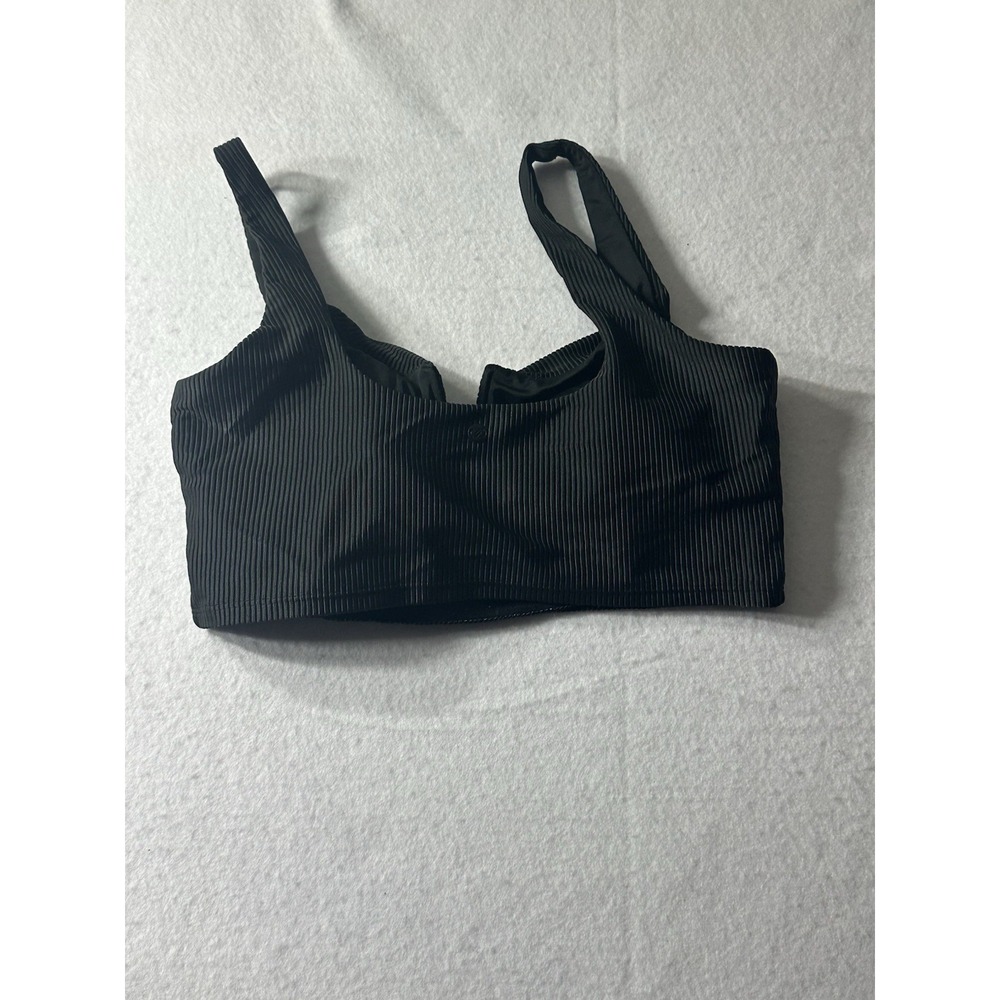 bralette/crop top,ribbed Size Approximately A Small Swimsuit Top